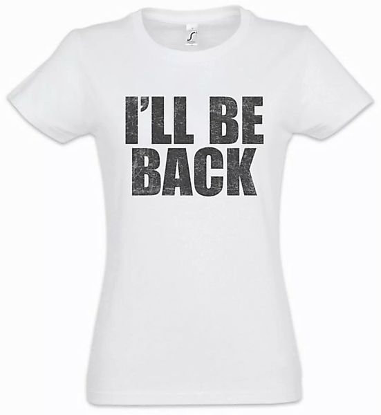 Urban Backwoods Print-Shirt I'll Be Back Damen T-Shirt Arnold Arnie Fun Kul günstig online kaufen