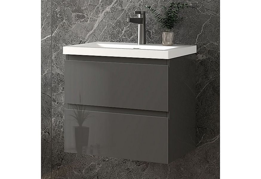 duschspa Waschtisch Waschbecken mit Unterschrank Badmöbel Set Badschrank Wa günstig online kaufen