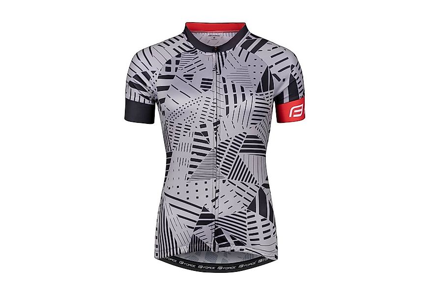 FORCE Radtrikot Jersey FORCE SHARD LADY kurzarm, Grau %%% günstig online kaufen
