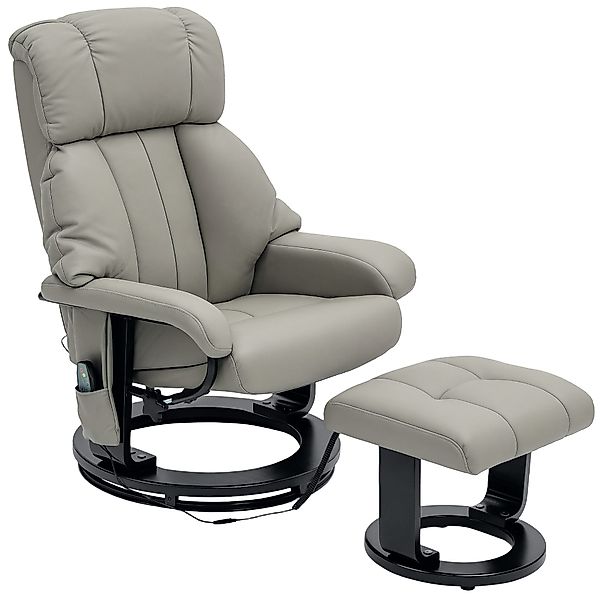 HOMCOM Massagesessel Relaxsessel mit Fußhocker (Fernsehsessel, günstig online kaufen