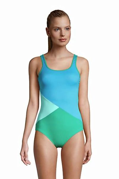 Komfort-Badeanzug CHLORRESISTENT Colorblock in F-Cup, Damen, Größe: XL Norm günstig online kaufen
