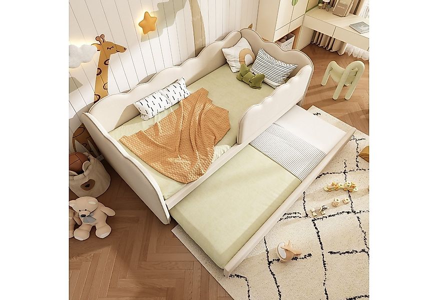 i@home Kinderbett mit Ausziehbett, Tagesbett Sofa Bett mit Lattenrost, 90x1 günstig online kaufen