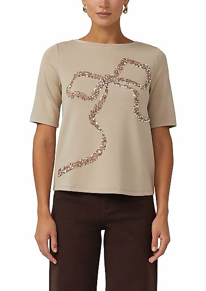 s.Oliver BLACK LABEL T-Shirt mit Pailletten günstig online kaufen