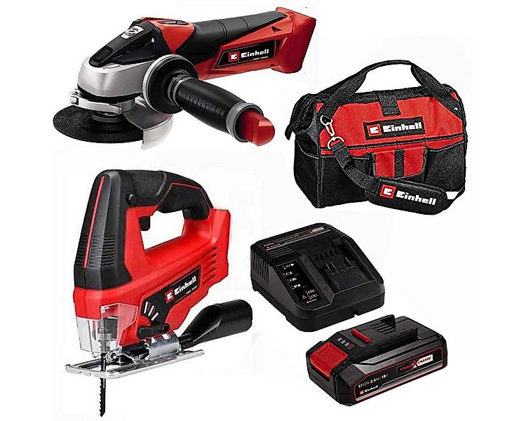 Einhell Akku-Winkelschleifer Winkelschleifer TE-AG 18/115, Stichsäge TC-JS günstig online kaufen