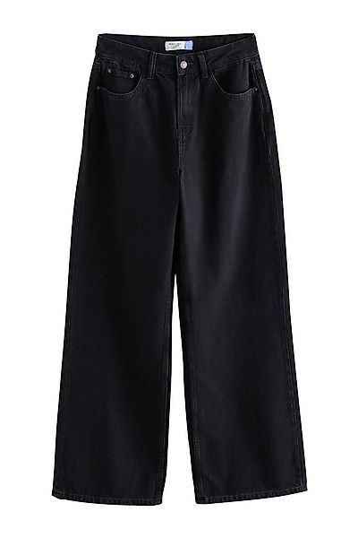 Next Weite Jeans Sanduhr-Jeans mit weitem Bein - Kurzgröße (1-tlg) günstig online kaufen