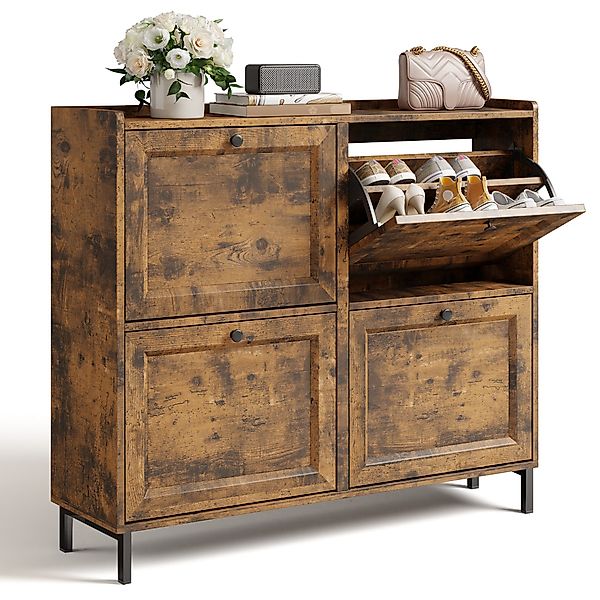 Bealife Schuhschrank mit 4 Klappen und günstig online kaufen