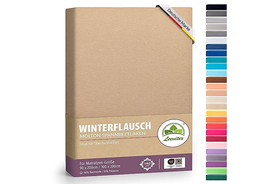leevitex® Spannbettlaken für kalte Nächte – angenehm weich, passgenau, farb günstig online kaufen