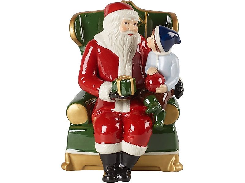 Villeroy & Boch Weihnachtsfigur Christmas Toys Santa auf Sessel günstig online kaufen