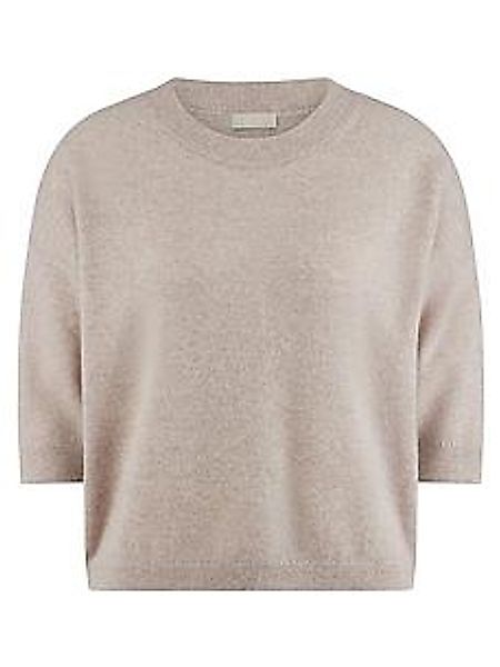 Rundhals-Pullover include beige günstig online kaufen