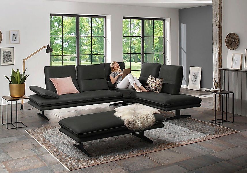 W.SCHILLIG Ecksofa broadway, Designsofa, toller Sitzkomfort, günstig online kaufen