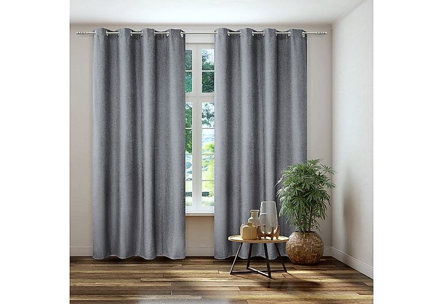 Kutti Vorhang Dimout (1 St), Ösen, verdunkelnd, Verdunkelung, Thermo, isoli günstig online kaufen