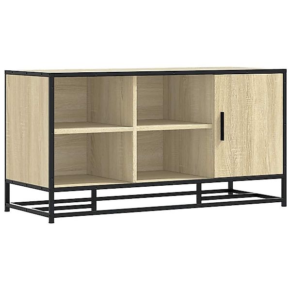 vidaXL Sitzbank Schuhbank Sonoma-Eiche 100x40x53,5 cm günstig online kaufen