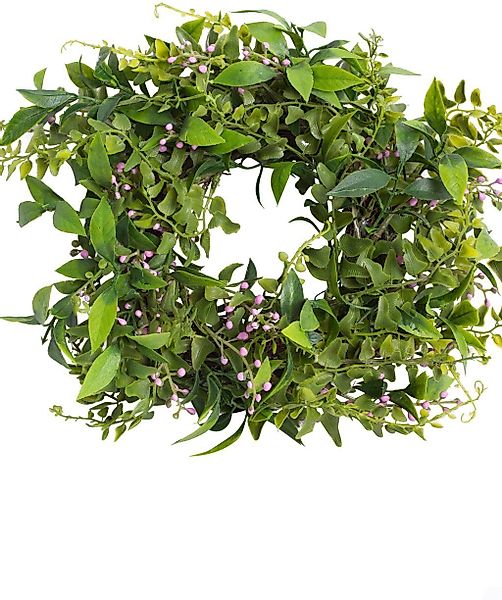 Kunstkranz Grünblätter Kranz Grünblätter, Botanic-Haus, Höhe günstig online kaufen