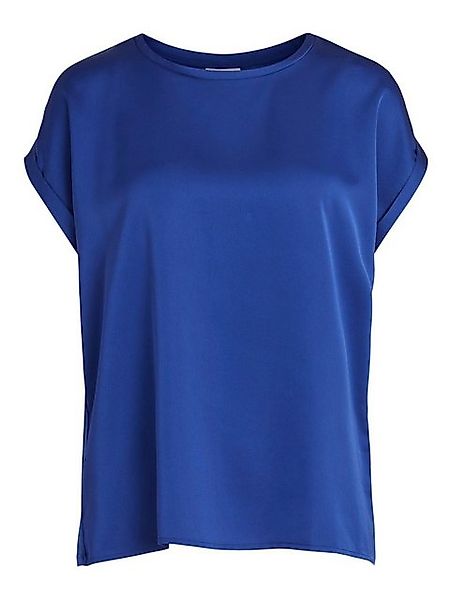 Vila T-Shirt Satin Blusen T-Shirt Kurzarm Basic Top Glänzend VIELLETTE 4599 günstig online kaufen