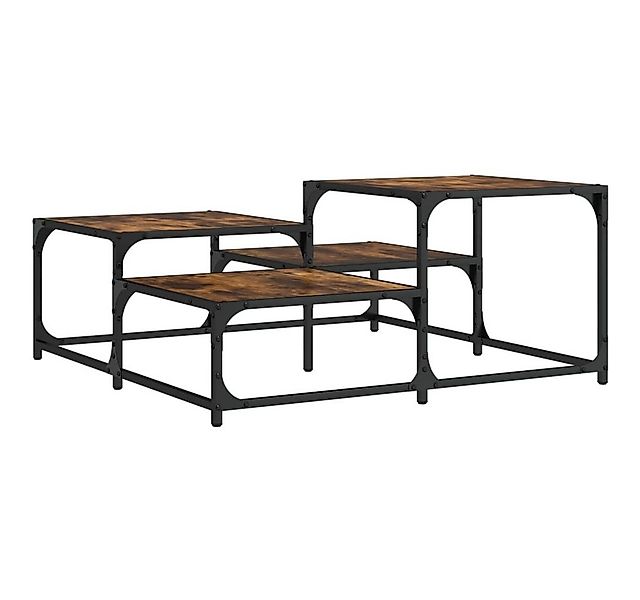 vidaXL Couchtisch Couchtisch Räuchereiche 87,5x87,5x40 cm Holzwerkstoff (1- günstig online kaufen