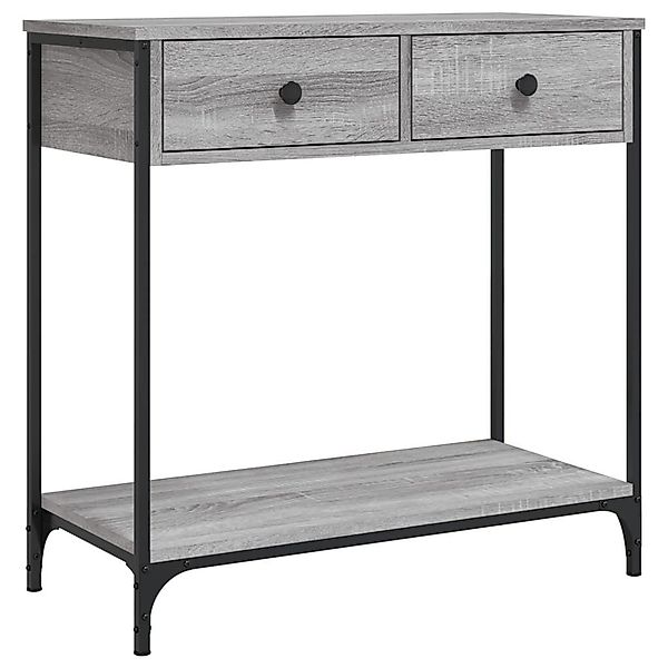 vidaXL Beistelltisch Konsolentisch Grau Sonoma 75x34,5x75 günstig online kaufen