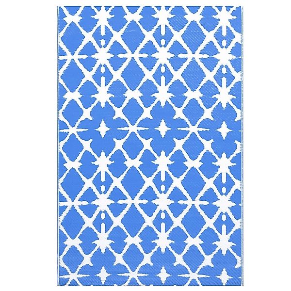vidaXL Outdoorteppich Blau Und Weiß 160x230 Cm Pp 643966 günstig online kaufen