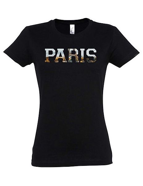 Urban Backwoods Print-Shirt Paris Damen T-Shirt Skyline Stadt City Ville Fr günstig online kaufen