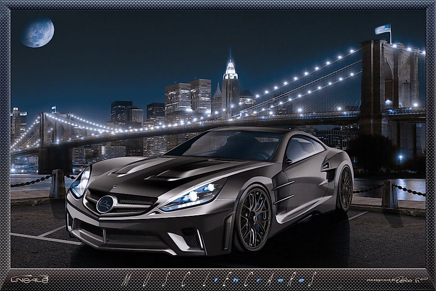 Papermoon Poster POSTER Nr.105 Dreamcar III, 61 X 91,5 CM, (Auto Car Muscle günstig online kaufen