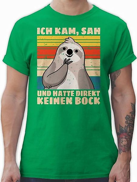 Shirtracer T-Shirt Ich kam, sah und hatte direkt keinen Bock Sprüche Statem günstig online kaufen