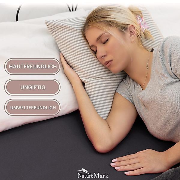 NatureMark Spannbettlaken JERSEY Spannbettlaken Spannbetttuch, Baumwolle, G günstig online kaufen