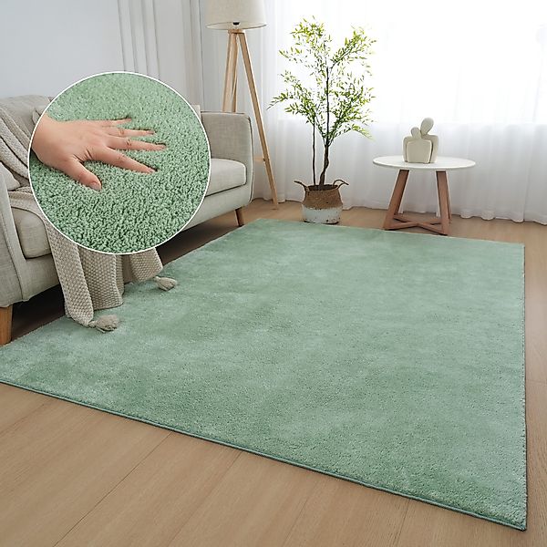my home Teppich Cali, Kunstfellteppich, rechteckig, günstig online kaufen