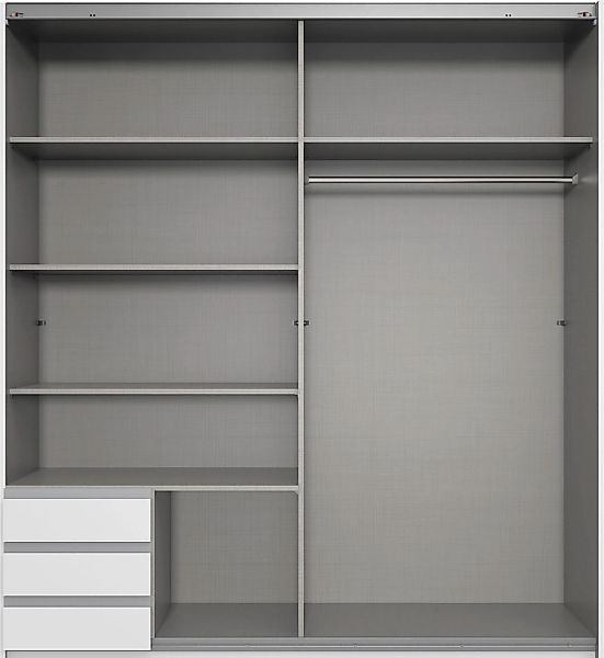 Wimex Schwebetürenschrank "Emden moderner Kleiderschrank mit Spiegel und Sc günstig online kaufen