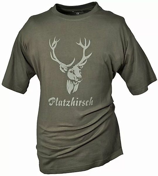 Hubertus® Hunting T-Shirt Jagd-T-Shirt Herren mit Motiv "Platzhirsch" Jagdb günstig online kaufen