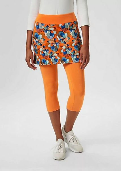 MADELEINE Wellnesshose Verkürzte Yogahose mit Rock in floralem Print günstig online kaufen