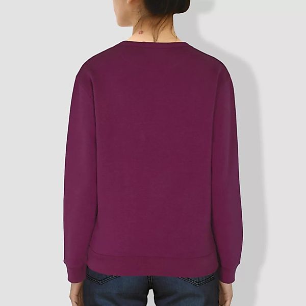 Damen Sweater, "Kiwi Verkehrt", Purple Led günstig online kaufen