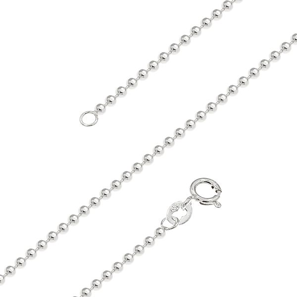 Bella Carina Silberkette Kugelkette 2 mm, günstig online kaufen
