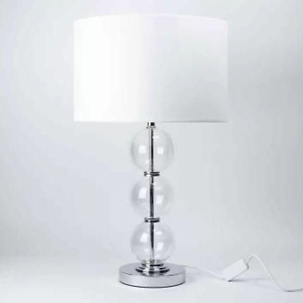 Moderne Tischleuchte Wohnzimmerlampe Chrom günstig online kaufen