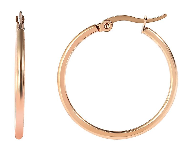 AKZENT Ohrring-Set Le Rosé Creolen Ohrringe Edelstahl roségold Damen wasser günstig online kaufen