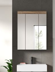 INOSIGN Badezimmerspiegelschrank "SIENA, Breite 60cm, 3 Spiegeltüren, 9 Fäc günstig online kaufen