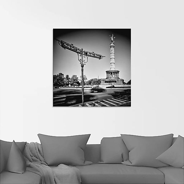 Artland Glasbild "Berlin Siegessäule III", Gebäude, (1 St.), in verschieden günstig online kaufen