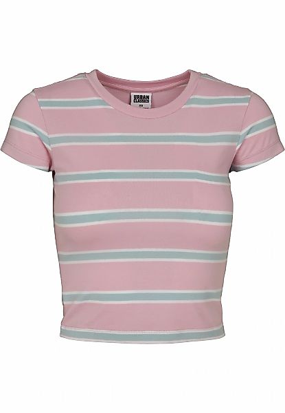 URBAN CLASSICS T-Shirt "Urban Classics Damen Ladies Stripe Cropped Tee" 1 S günstig online kaufen