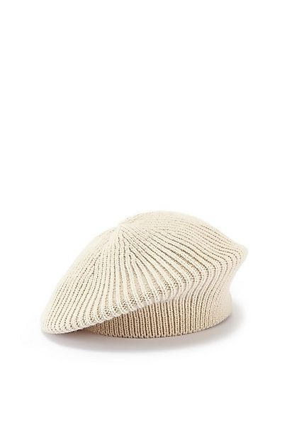 LASCANA Strickmütze Baskenmütze, Herbstmütze, weiche Wintermütze aus Grobst günstig online kaufen