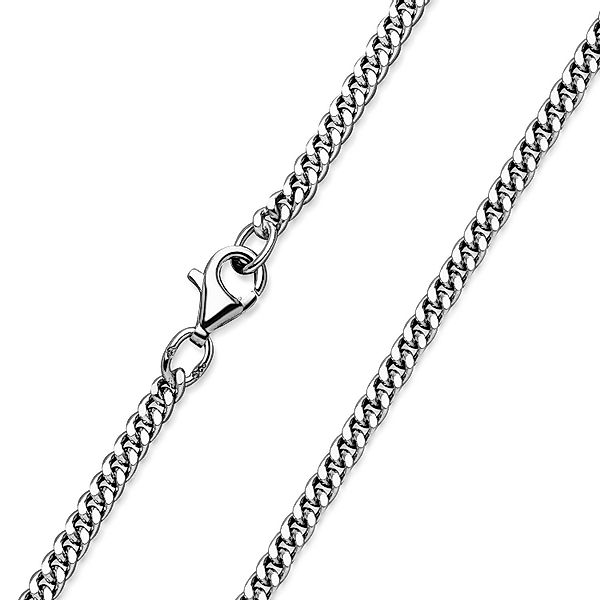 Materia Silberkette Unisex Panzerkette 2,7mm diamantiert günstig online kaufen