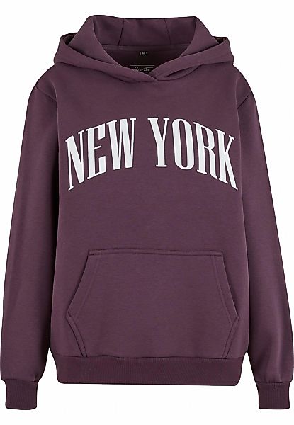 Miss Tee Kapuzenpullover "Miss Tee New York Ladies Fluffy Hoody" günstig online kaufen