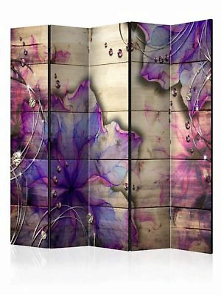 artgeist Paravent Purple Memory II [Room Dividers] braun-kombi Gr. 225 x 17 günstig online kaufen