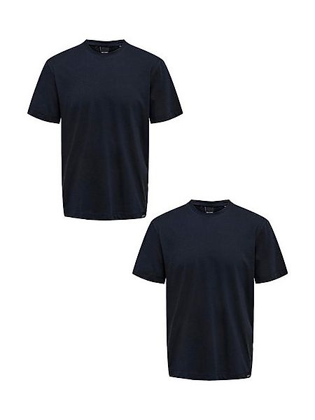 ONLY & SONS T-Shirt 2er-Set Rundhals Kurzarm (1-tlg) ONSMAX LIFE SS STITCH günstig online kaufen