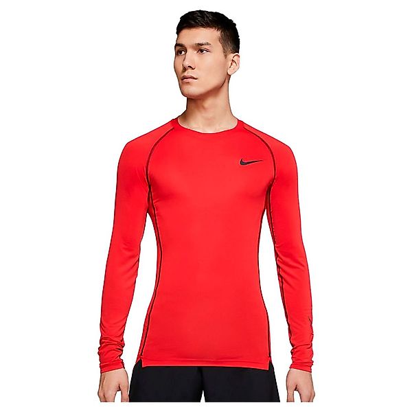 Nike Pro Dri Fit Langarm-t-shirt M University Red / Black / Black günstig online kaufen