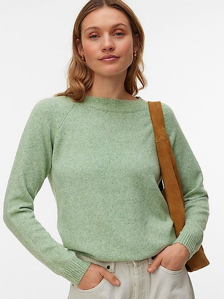 Vero Moda Rundhalspullover VMDOFFY LS O-NECK BLOUSE GA NOOS Materialmix, re günstig online kaufen