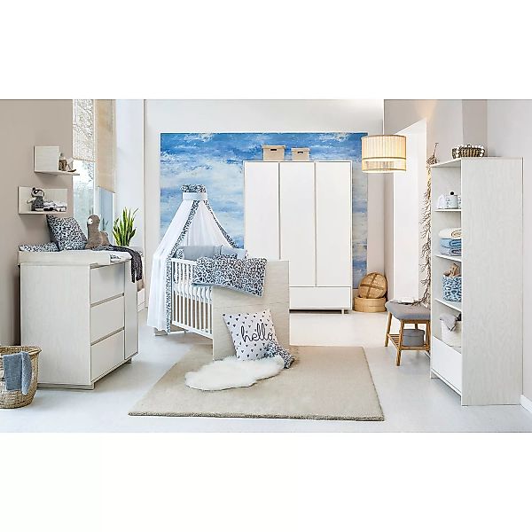Schardt Kleiderschrank Capri White, 3 Türen weiß günstig online kaufen