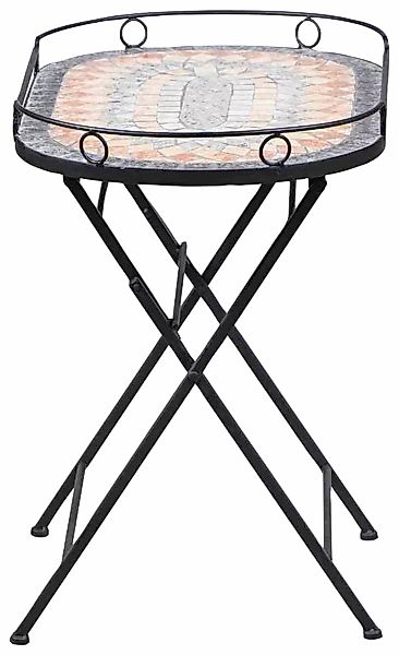 Siena Garden Gartentisch Prato Rechteckig Schwarz 67,5 cm x 41 cm günstig online kaufen