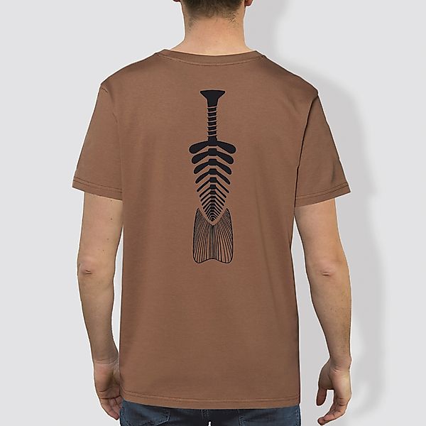 Herren T-shirt, "Windungen", Caramel günstig online kaufen