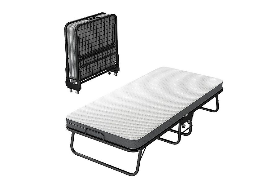 OKWISH Metallbett Klappbares Gästebett (Klappbett, Einzelbett, 90x190cm, mi günstig online kaufen