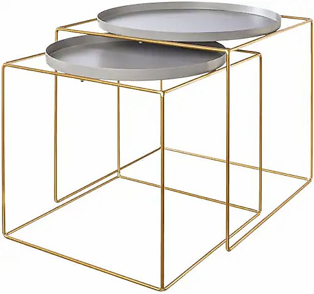 Creativ deco Beistelltisch Set, 2 Stk. tlg. im 2er Set, im Nesting-Design, günstig online kaufen