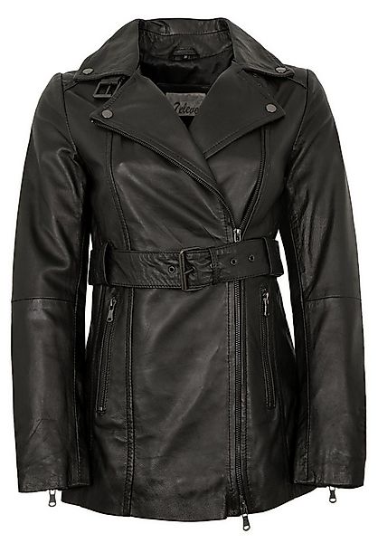 7eleven Lederjacke Reni 7eleven - Damen Ledermantel Mantel Lammnappa schwar günstig online kaufen