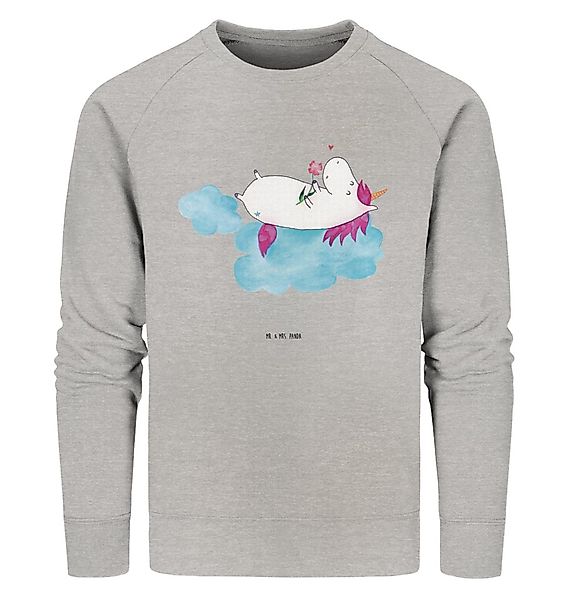 Mr. & Mrs. Panda Longpullover Einhorn Verliebt Größe XL - Heather Grey - Ge günstig online kaufen